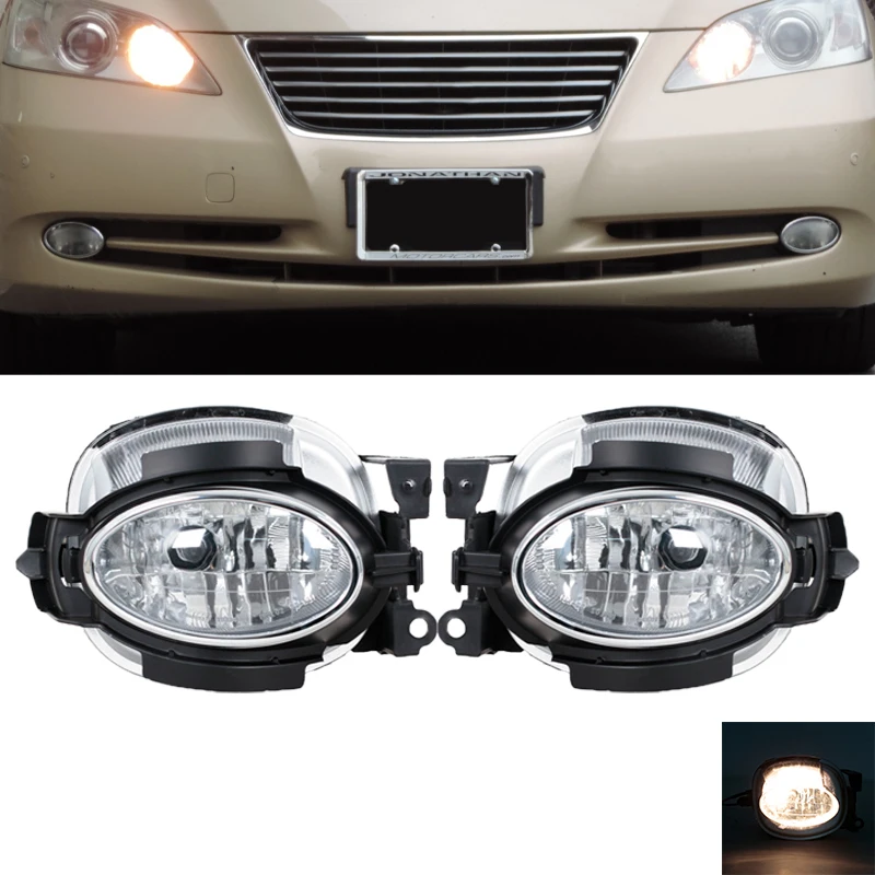 

Car Front Bumper Foglight cover For Lexus ES350 2007 2008 2009 Driving Lamp Headlight Front Fog Lamp Trim grille Assembly