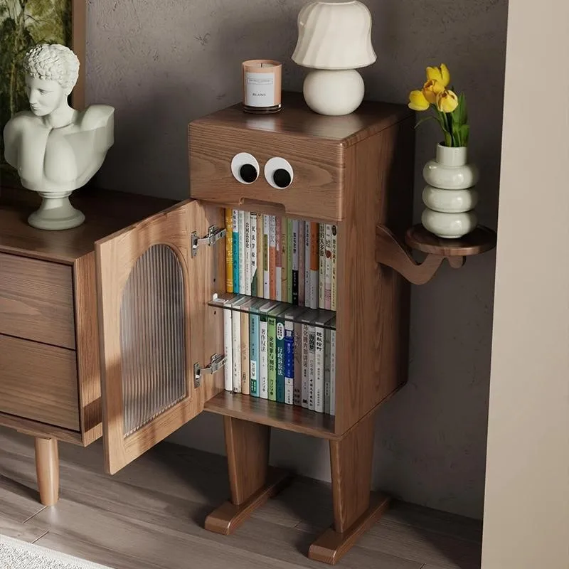 Realife Creative Robot Side Cabinet Living Room Sofa Coffee Table Side Table Storage Cabinet Non Occupied Storage Bucket Cabinet