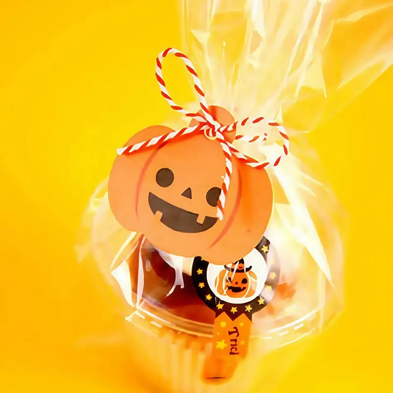 

10pcs/50pcsHalloween Pumpkin Decoration Hanging Sign（Tag Only），PartyDIYHandmade Baking Packaging Hanging Tags Gift Decoration Ta