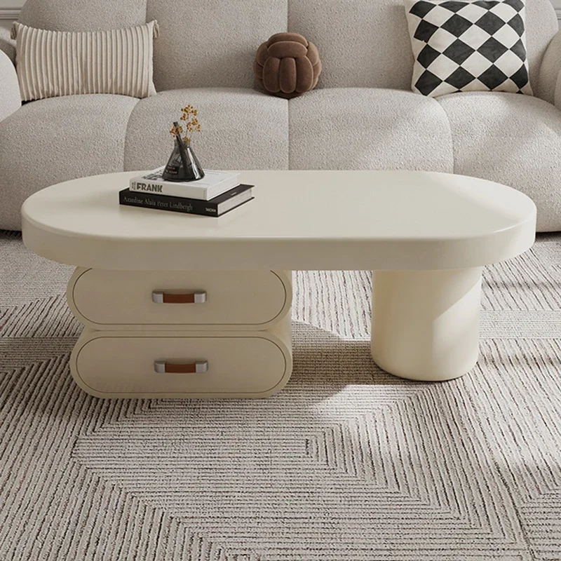 

Storage Design Coffee Table Apartment Modern Simple Household Coffee Table Cream Style Mesas De Centro Para Sala Furniture