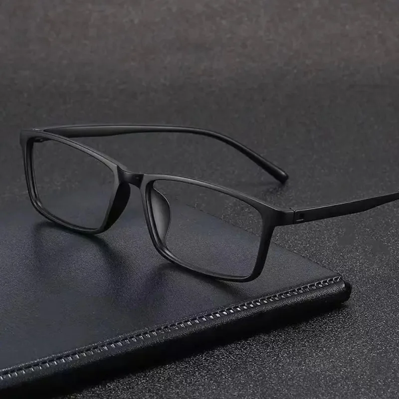 Tr90 Square Eyeglass Frame Ultra Light Portable Glasses Frame Eyewear Protection Empty Frame Without Pieces