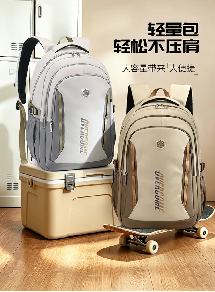 Casual Backpack for School,Ergonomic Comfort Bag & Multi-Compartment Storage for Grades 3-6 & Middle School Boys Girls
