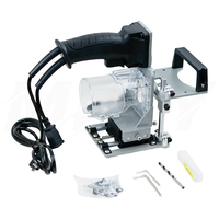 Woodworking Slotting Locator Excluding trimming machine 2 in 1 Invisible Fastener Punch Bracket for Wardrobe Cupboard Pane
