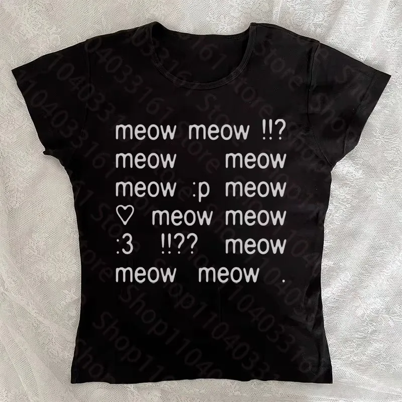 رسالة الجرافيك طباعة الجرونج خمر تي شيرتات قصيرة الاكمام Y2k نمط سليم المحاصيل الأعلى الشارع الشهير الهيب هوب الرسن القمم 90s المرأة بلايز