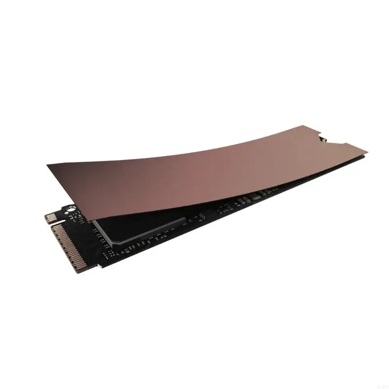 E1PF медь для M.2 NVME SSD Гэттерная площадка Сплошное состояние твердого диска Теплодиационные панели 2280 SSD Cooler