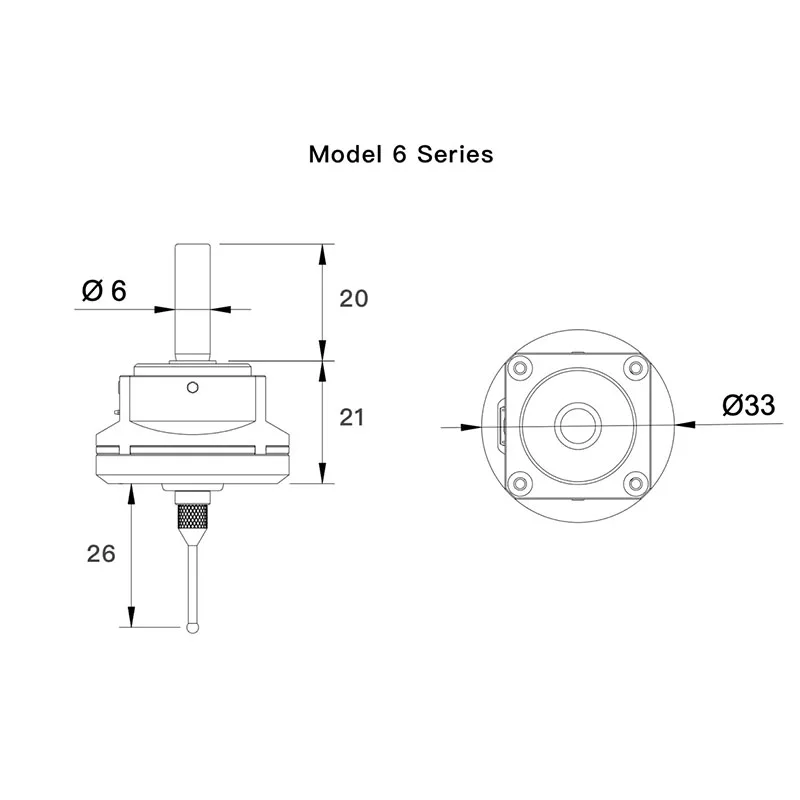 The Latest Upgrade V6 Anti-roll 3d Touch Probe Edge Finder Centering Desktop Cnc Probe Compatible With Mach3 And Grbl