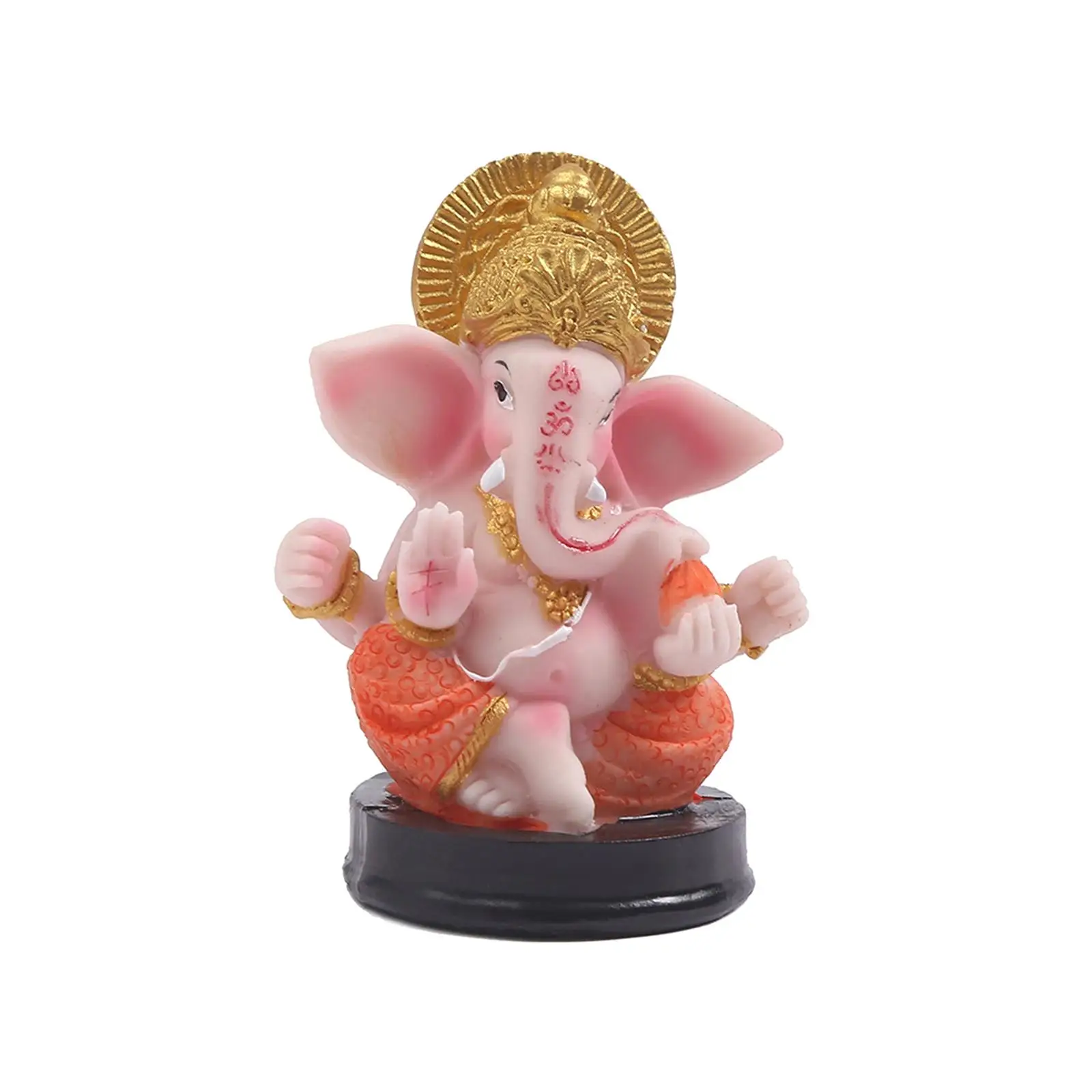 Hindu Elephant God Statue Indian Figurine Lord Ganesh for Home Office Decor