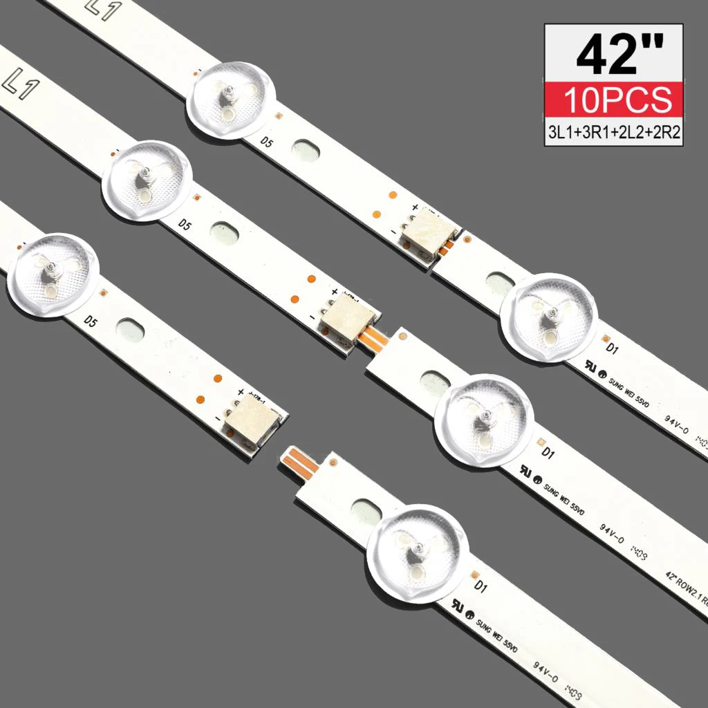 LED Backlight strip For LIG 42inch ROW2.1 TV 42LN5400 42LN542V 42LN575S 42LA615 6916L-1412A 6916L-1413A 6916L-1414A 6916L-1415A