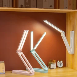 Reading Desktop Desk Lamp Multifunctional Folding  Lamp Infinite Dimming Eye Protection Bedroom Living Room Study Led Desk Light