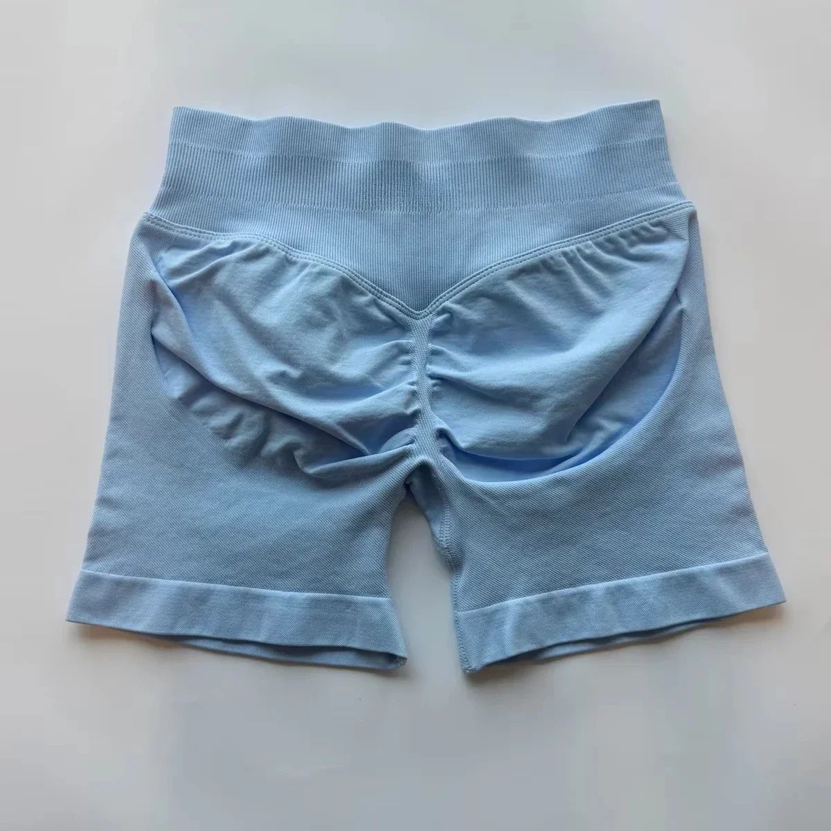 Shorts Low Ribbed Band Yoga Shorts Seamless Scrunch Bum Gym Short Workout Booty Short Fitness Biker Short