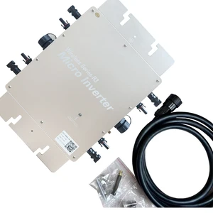 1600W Wireless inverter WVC Solar Grid Tie convert DC22-60V to 120V230V Automatic Switch 8 Main Micro Inverter Sales - №6