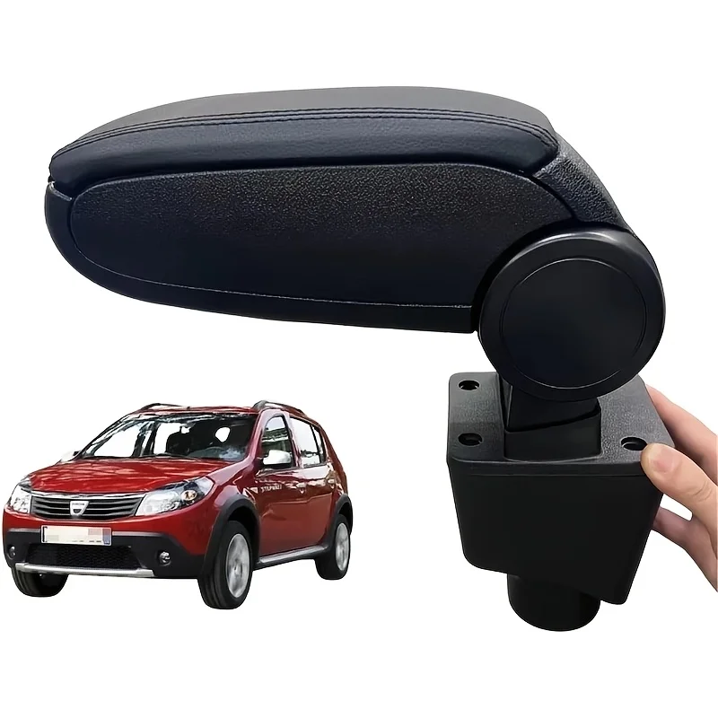 For Dacia Sandero 2013-2020 Armrest Box, Comfort Upgrade, Scratch Resistant, Anti-Slip & Mute, Keep Car Interior Tidy