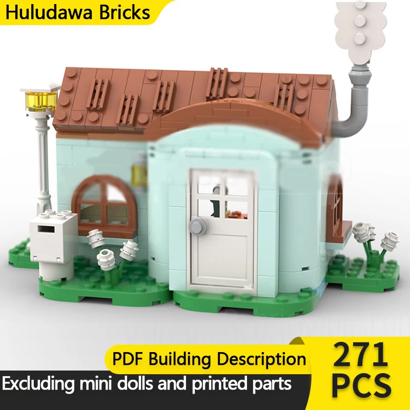 City Street View modèle MOC briques de construction maison résidentielle technologie modulaire enfants cadeaux de vacances assembler des jouets costume