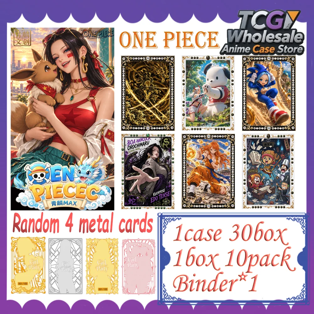 Wholesale 2026 New One Piece Qinglin Cultural Creative Collection Card Luffy Zoro Nami Anime Merchandise Collection Gift
