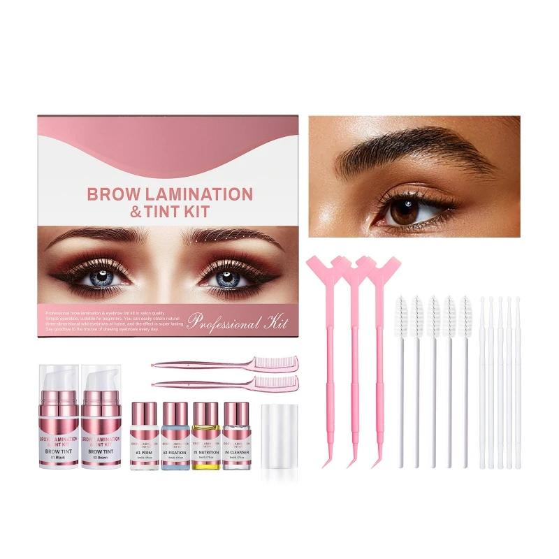 Brow Lamination Tint Eyelash Eyebrow Styling Maquiagem Eyes Makeup DIY Lifting Salon Home Use Long Lasting Glossy Volume