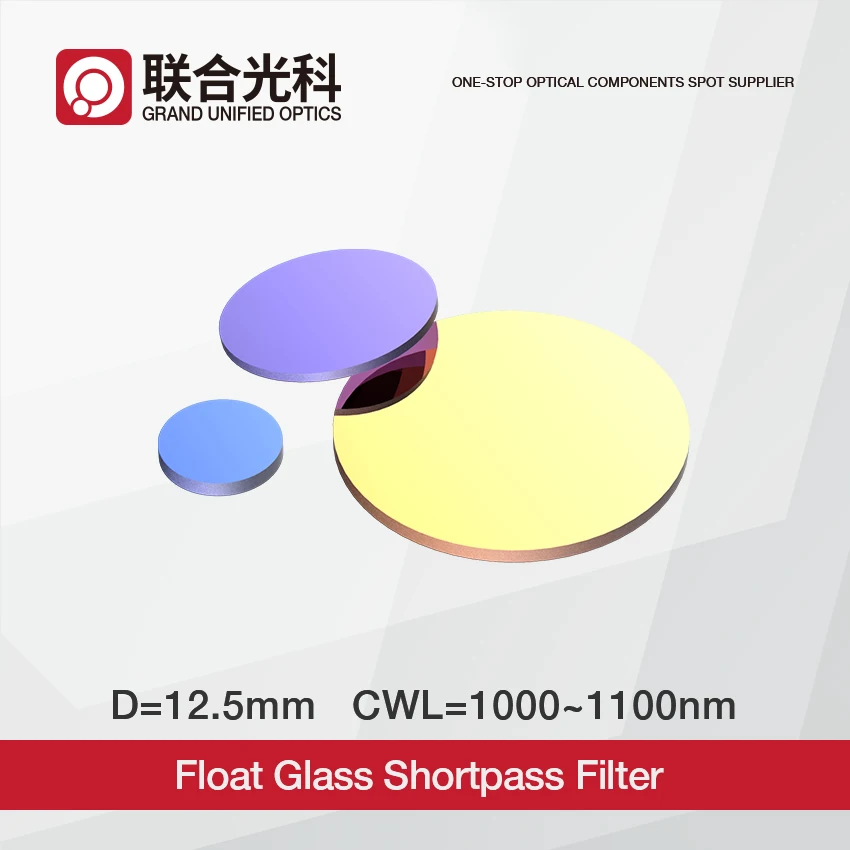 

Cheap Price Optical Short Pass Filter CWL 1000nm 1050nm 1100nm Dia 12.5mm