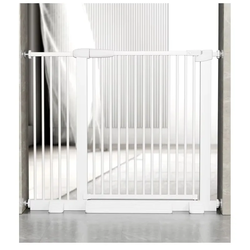 

Pressure mounted baby door, door with stairs, doorway, house wide and long safety door for large toddlers and puppies