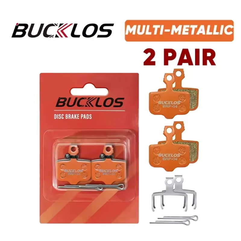 BUCKLOS Fahrrad-Scheibenbremsbeläge für SRAM Avid MTB Rennrad Hydraulische Bremsbeläge Langlebige Verschleißfeste Bremsbeläge Fahrradzubehör