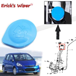Erick's Wiper Windscreen Wiper Washer Fluid Reservoir Bottle Lid Cap Cover For Honda Jazz Fit MK1 2002 - 2008 76802 SAG H01