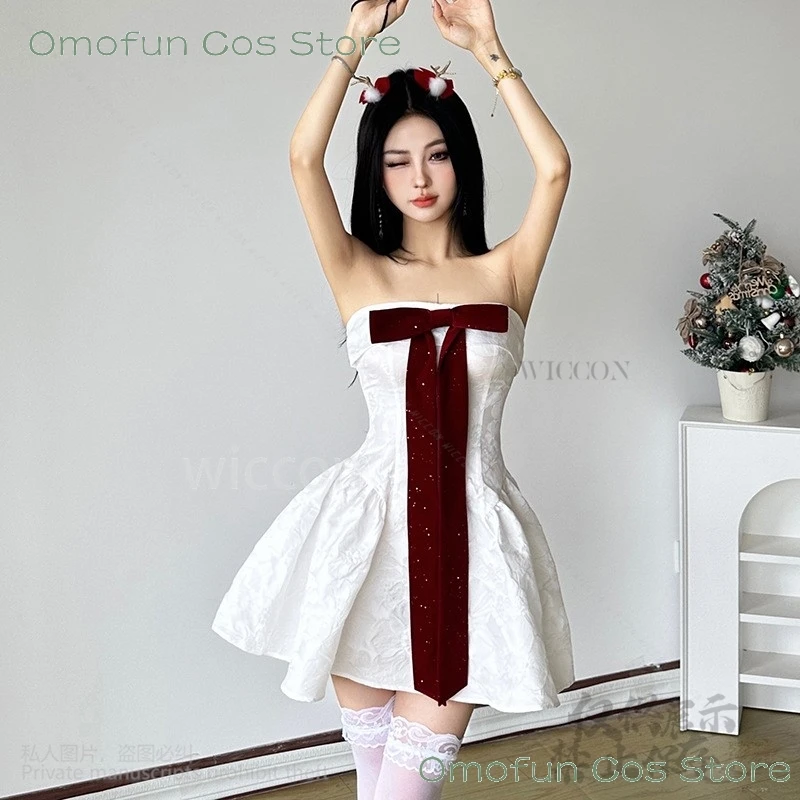 2024 Kerst Kostuum Cosplay Anime Jurk Y2k Mode Sexy Lolita Bruiloft Mini Jurken Voor Meisjes Vrouw Aangepaste Cosplay