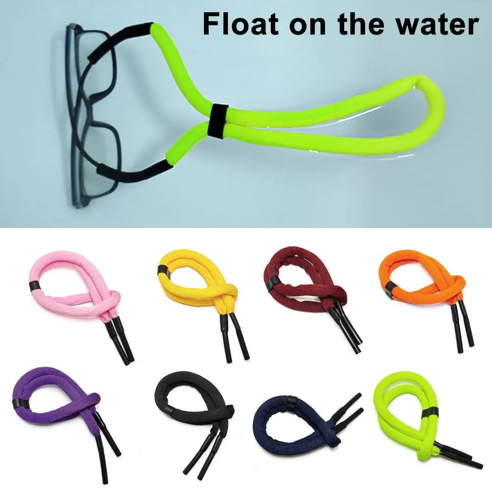 

Плавающая пенопластовая цепочка, ремни для очков, цепочка для солнцезащитных очков, спортивная противоскользящая веревка, веревки для очков, держатель шнура для плавательного ремня, веревка