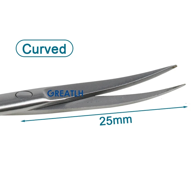 Ophthalmic Scissors Autoclavable Scissors Ophthalmic Instrument Curved Straight Head