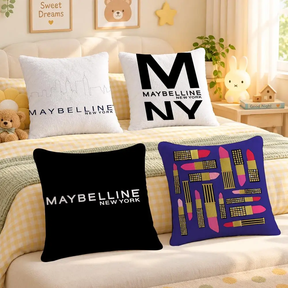 Brand Maybelline New York Makeup Cushion Cover Personalized Decorative Living Room Home Sofa Bedroom Office Car Decor
