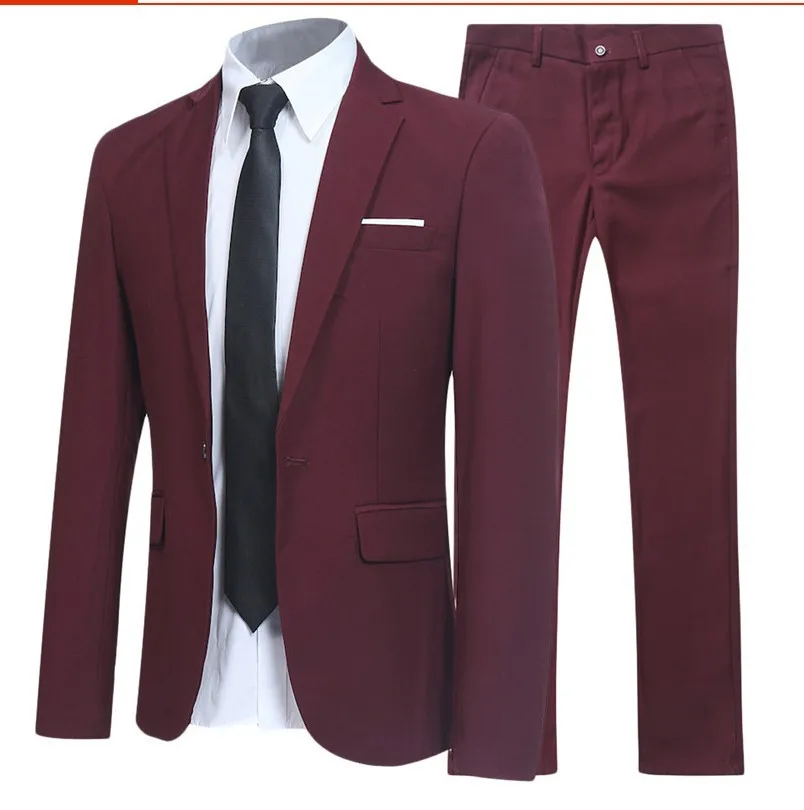 LH160 suit men's business suit professional formal men's two-piece suit slim fit formal