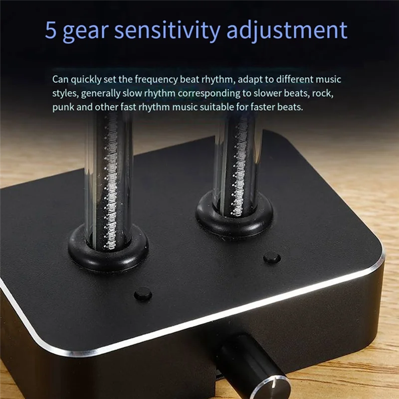 

A15F-Retro Pseudo-Nixie Tube IN9 Electronic Tube Music Spectrum Meter Level Meter Desktop Ornament Pickup Rhythm Light