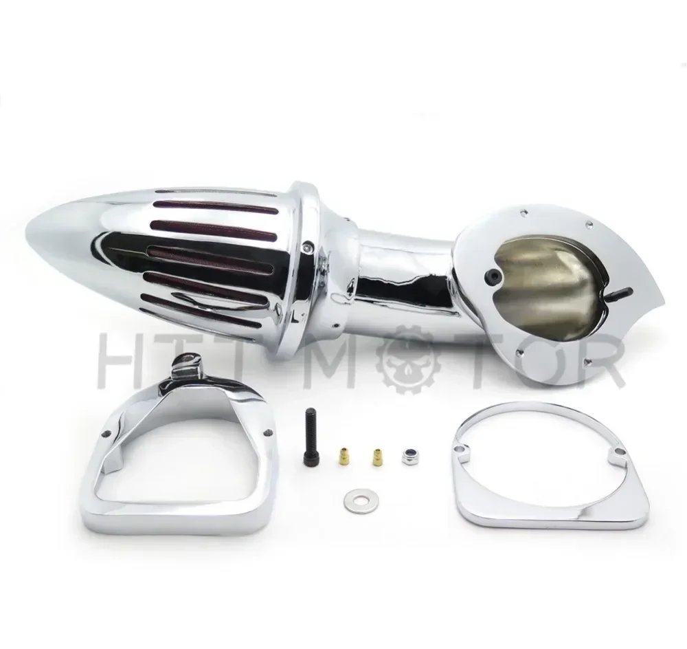 Motorcycle Part Spike Air Cleaner Kits Intake Filter for Honda Spirit ACE 750 1998-2019 CHROMED