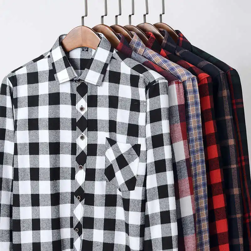 

Men's Casual Plaid Buttoned Long irt Slim Fit Cotton Sun Protection Treaent Ice Sensation Spring Tour Youth Faion