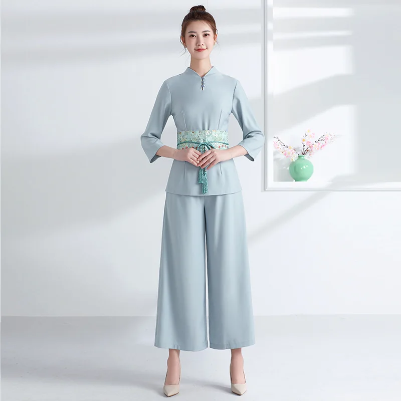 Beauty salon SPA beautician uniform for women working overalls aesthetic uniforms Autumn and winter massage salon clothes