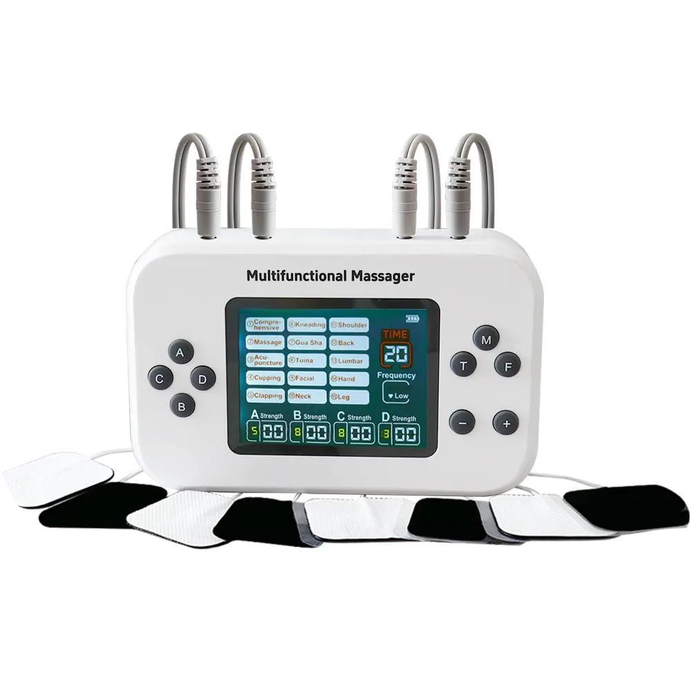 

15-режимный высоко- и низкочастотный массажер для акупунктурной терапии, импульсный массажер для облегчения боли в теле, аппарат для ухода за здоровьем