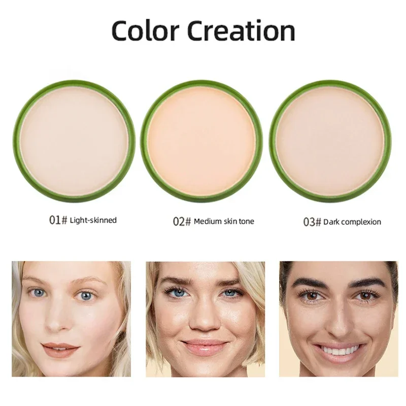 99% Aloe Vera Moisturizer Face Powder Smooth Foundation Pressed Powder  Makeup Concealer Pores Cover Whitening Brighten Cosmetics - AliExpress 66