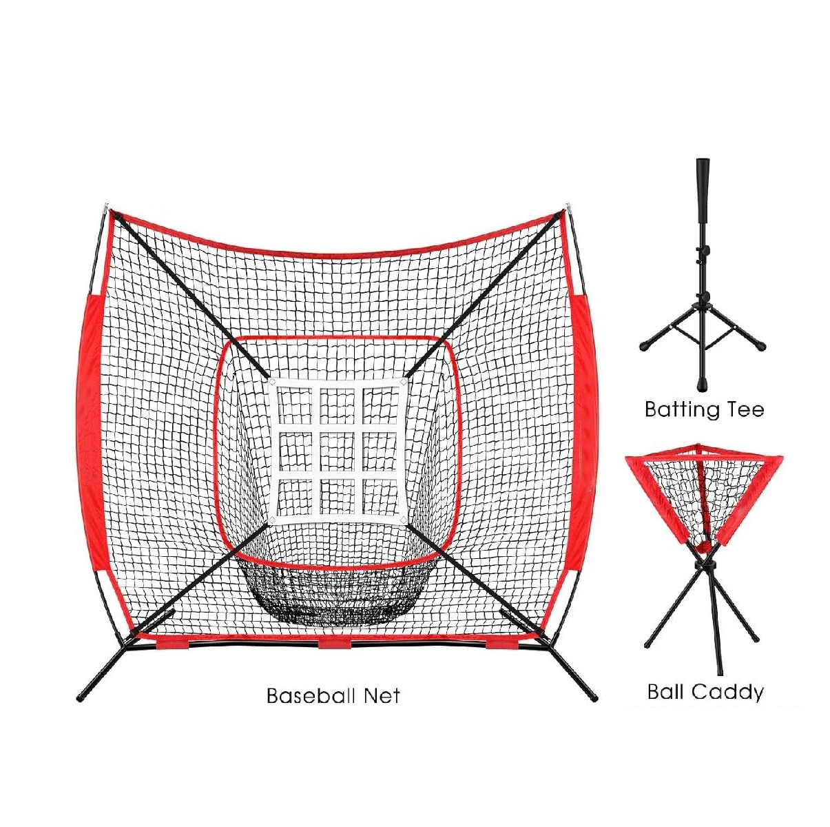 

1 Portable Outdoor Practice Soccer Equipment Training Baseball Softball Strike File Net Direct Portable Soccer Net 2025