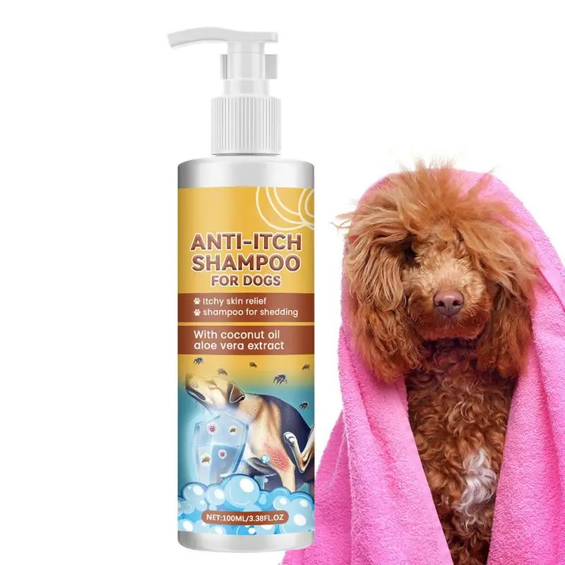 

Dog Shampoo Itchy Skin Relief Shampoo Liquid Mild Long-Lasting Nourishing Anti-Itch Dog Shampoo Pet Friendly Moisturizing Pet