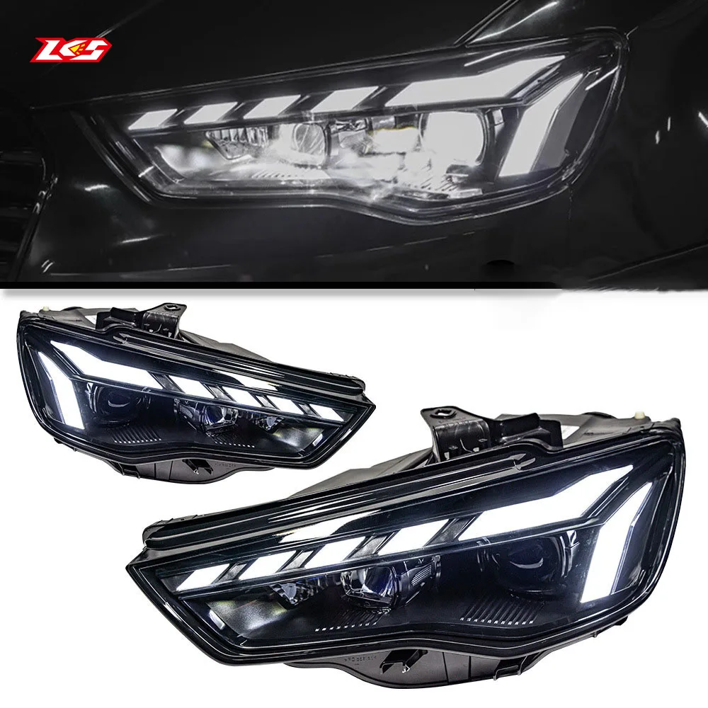 

For Audi 2013-2016 A3 Car LED Headlights Dynamic Signal Projector Design DRL Lens New Condition Automotive Accessories