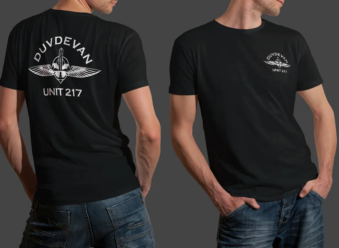 

Israel Defense Forces IDF Duvdevan Unit 217 T-shirt Short Sleeve Casual 100% Cotton Shirt