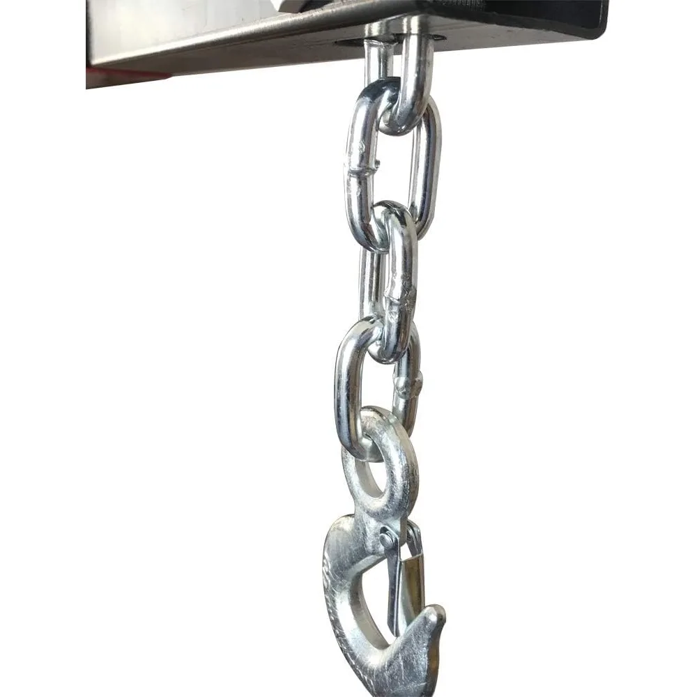 رافعة محرك هيدروليكية قابلة للطي بقوة 4000 رطل، منتقي الكرز شديد التحمل لرفع متجر المرآب، أحمر #4