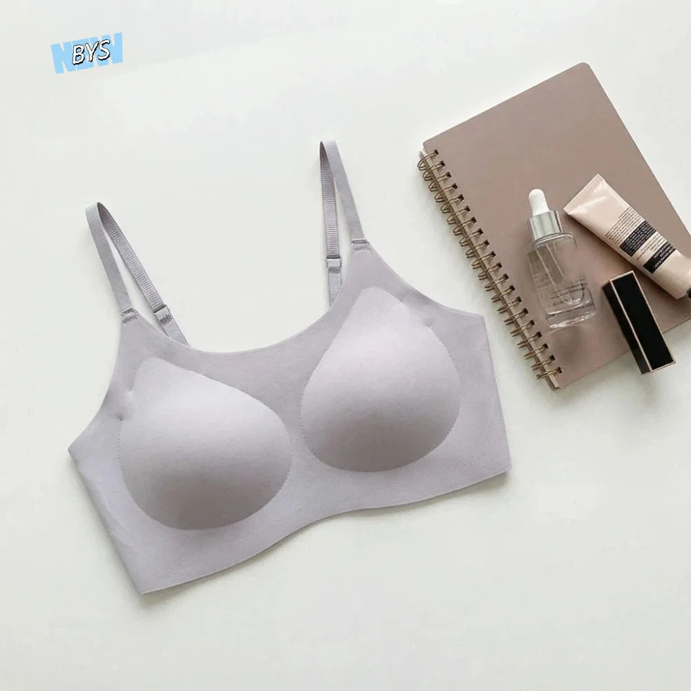 

Traceless Wireless U Bra Gathered Breasts Anti-sagging Seamless Bras Lingerie Comfortable Push Up Underwear Sport