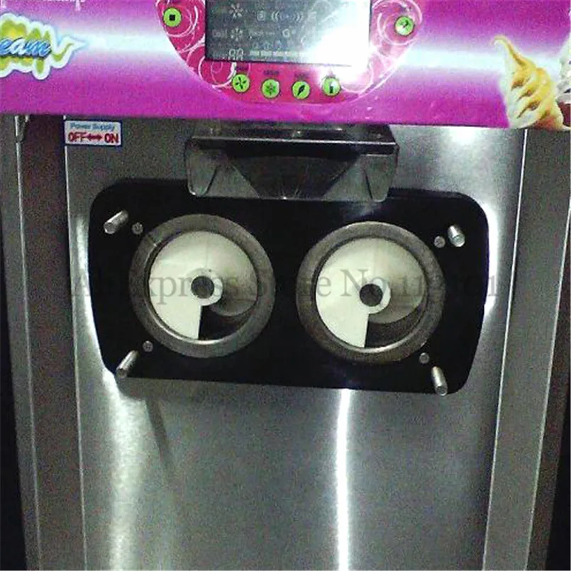 قطع غيار لوحة قاعدة بلاستيكية سوداء جديدة لاستبدال ملحقات آلة الآيس كريم الناعمة