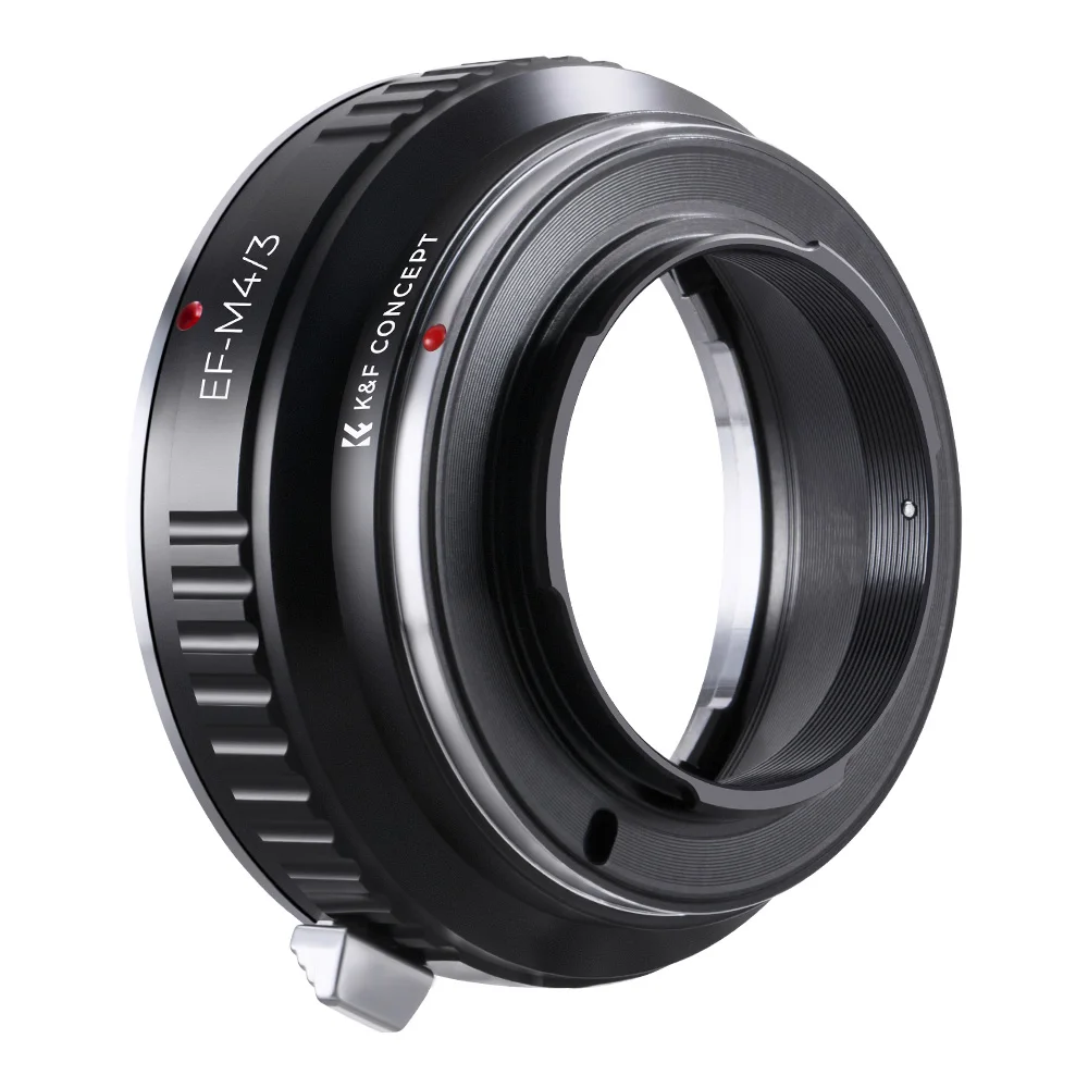 K&F Concept Lens Adapter for Canon for EOS EF Mount Lens to M4/3 MFT for Olympus PEN and for Panasonic Lumix Cameras EOS-M4/3