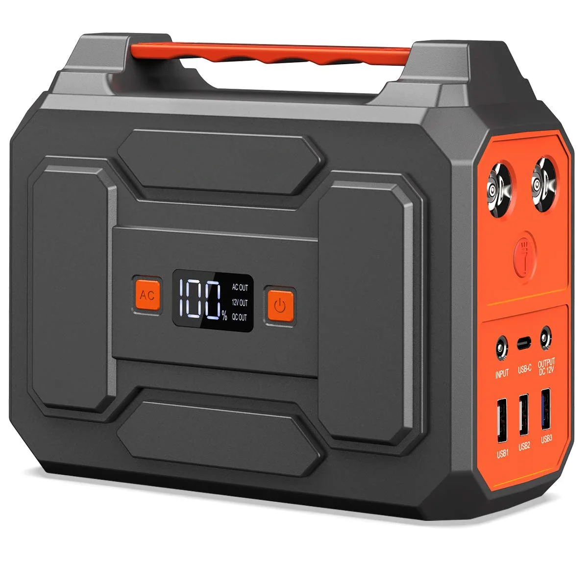 FOR Portable Power Station 100W Power Supply Solar Outdoor Generator With Ac Output Type C As Outdoor Survival Tool