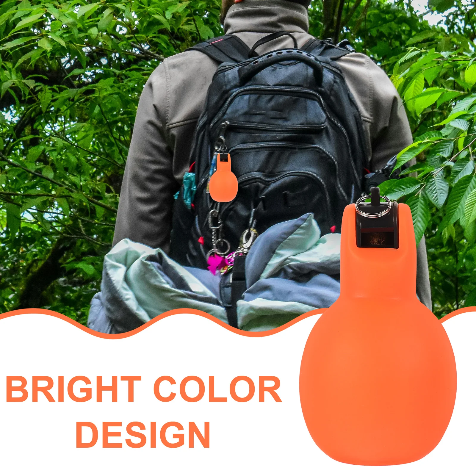 2 قطعة صفارة إنقاذ المحمولة يده ضغط تصميم بصوت عال واضح الصوت في الهواء الطلق التخييم التنزه صافرة متعددة الاستخدام في حالات الطوارئ #3