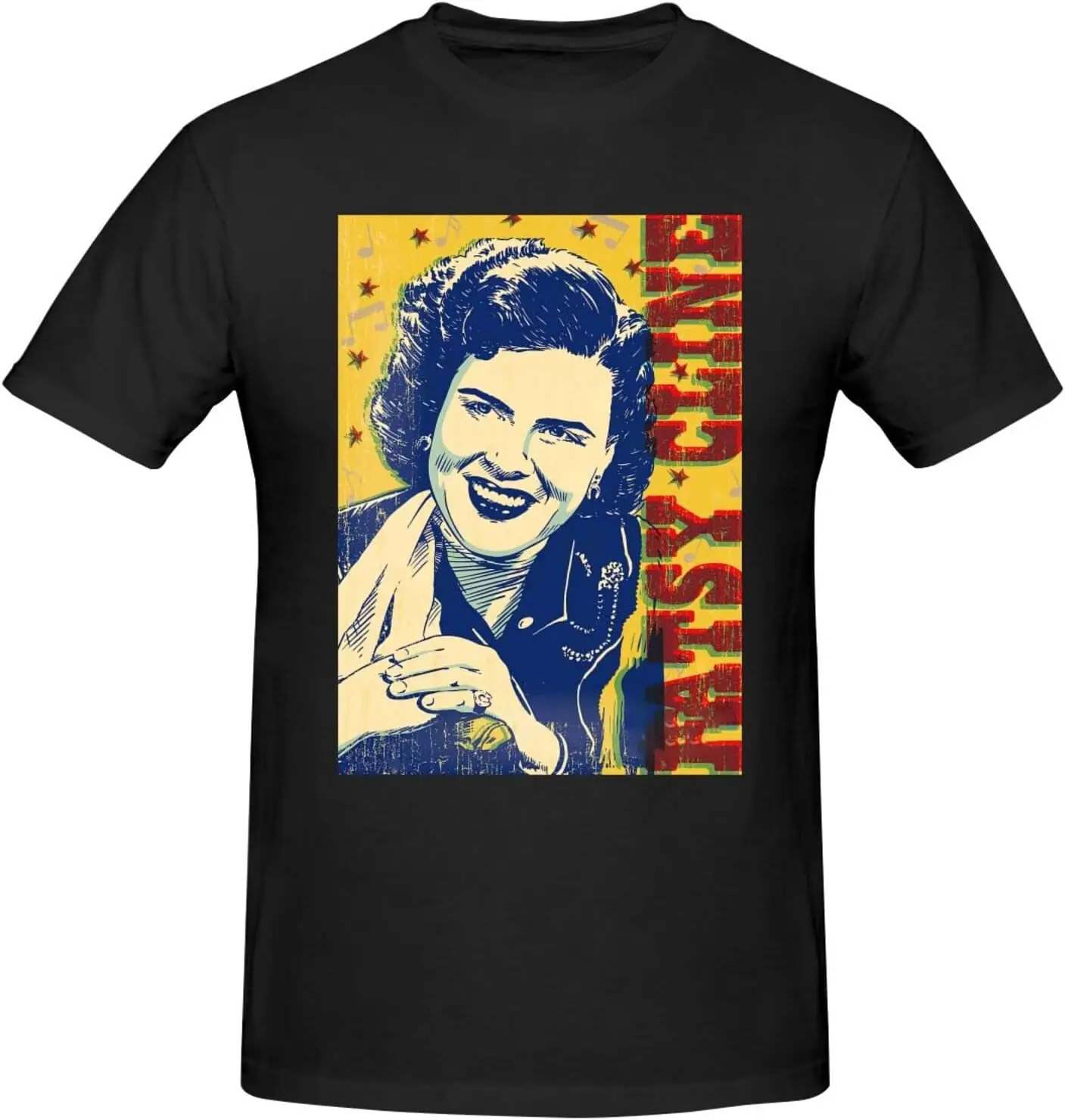 Patsy Cline Men's T Shirts Summer Short Sleeve Tees High Quality 100%Cotton Short Sleeve