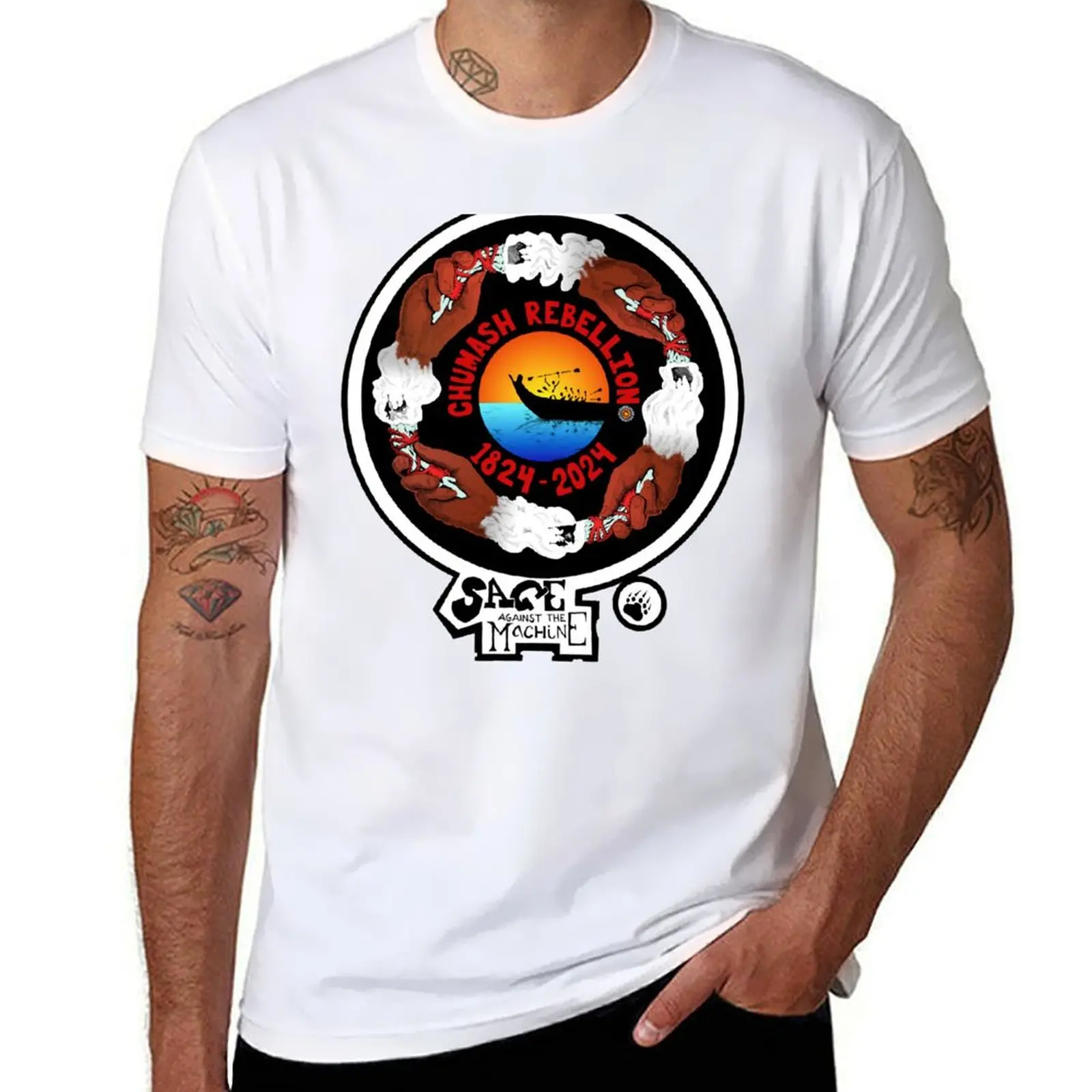 

Sage Against The Machine T-Shirt Durable Work Wear T-Shirt