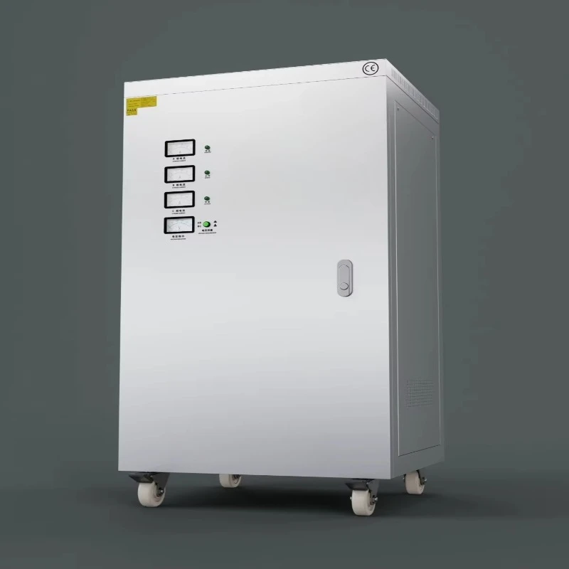 

Three-phase high-precision fully automatic 30kVA 96% efficiency copper AC regulator for industrial use
