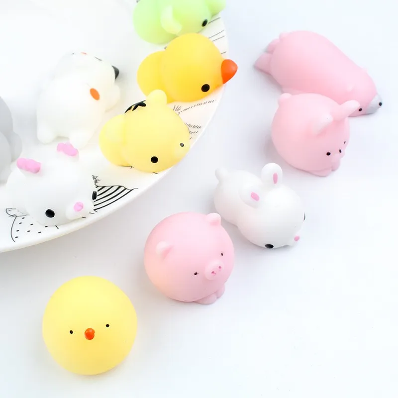 10Pcs All Different Cute Squishy Cat Slow Rising Squeeze Healing Fun Kids Kawaii Kids Adult Toy Stress Reliever Decor