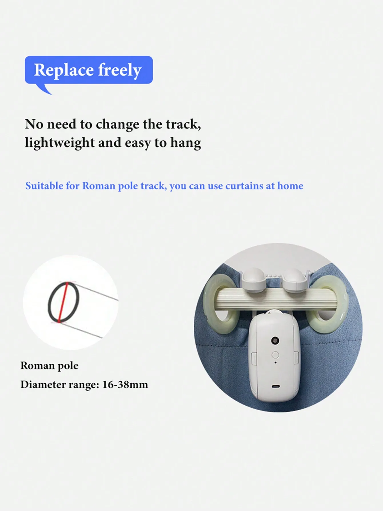 2PCS Tuya WiFi  Intelligent Curtain Motor Electric Curtain Support APP Remote Control Robot Automatic Opener Timer Setup