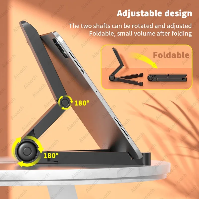 Adjustable Tablet Stand Desktop Holder 4.7 to 12.9 Inch Foldable Bracket for iPad Xiaomi Samsung Mobile Phone Tablet Support